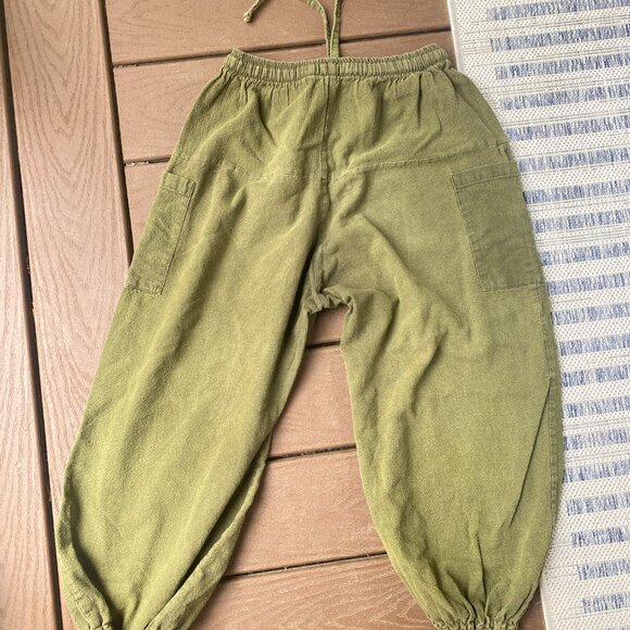 Free People Dupe Flowy Hippie Print Pants - Picture 2 of 2